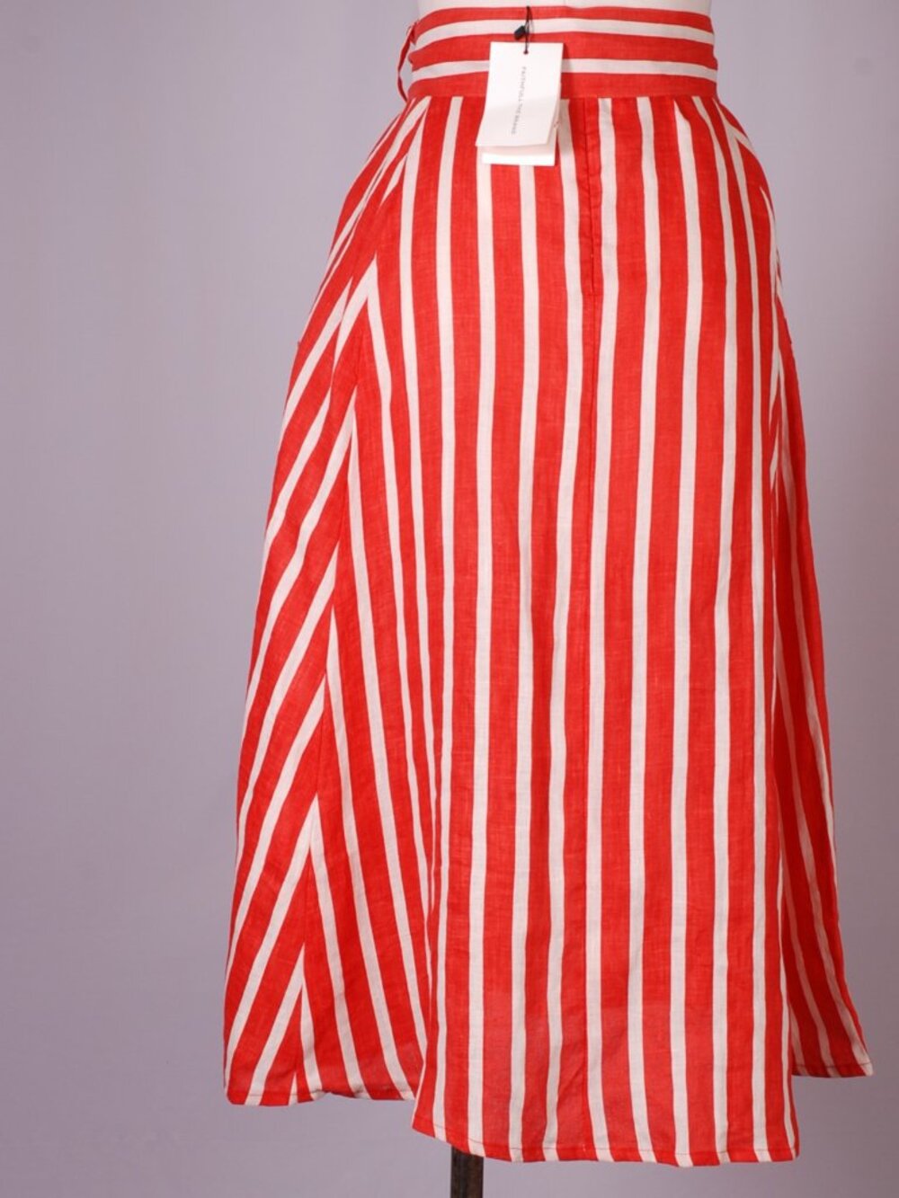 NWT Faithful the Brand Gonzales Linen Striped Skirt, Sz- 8 - Picture 10 of 10
